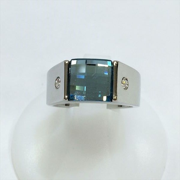 イミテーション ブルーストーン風リング Aj3 11 5号 中古 アクセサリー ー ブラモ 欲しいブランド品がすぐ見つかる ネット通販サイト