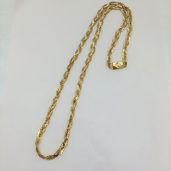 チェーンネックレス 三つ編み 中古 アクセサリー Is2 ー ブラモ 欲しいブランド品がすぐ見つかる ネット通販サイト