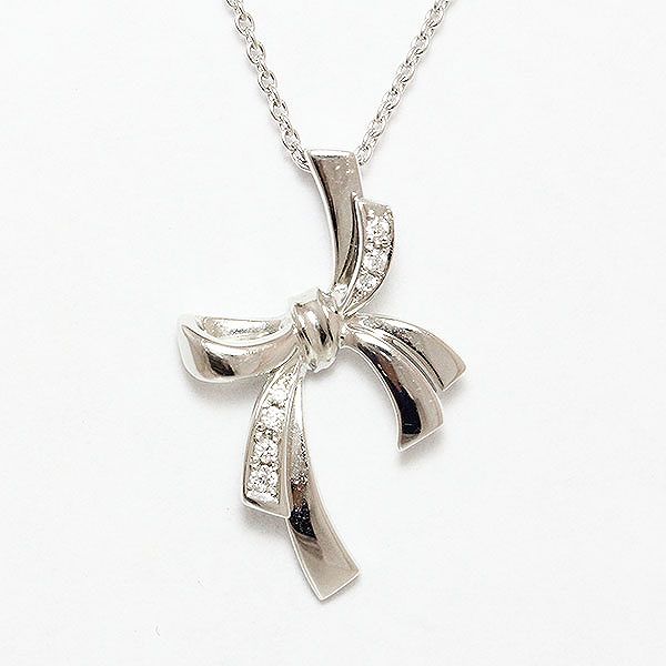 Nina Ricci ニナリッチ リボンモチーフ ダイヤモンド ネックレス 18金ホワイトゴールド K18wg 中古 ー ブラモ 欲しいブランド品がすぐ見つかる ネット通販サイト Nina Ricci ニナリッチ リボンモチーフ ダイヤモンド ネックレス 18金ホワイトゴールド K18wg 中古 ー ブラモ 欲しいブランド品がすぐ見つかる ネット通販サイト