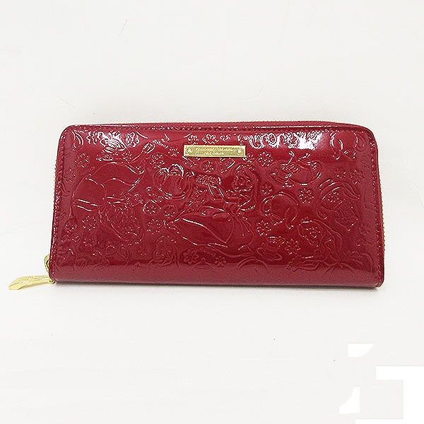大幅値下げ Samantha Thavasa Petit Choice サマンサタバサプチチョイス アリス型押し 長財布 ボルドー ー ブラモ 欲しいブランド品がすぐ見つかる ネット通販サイト