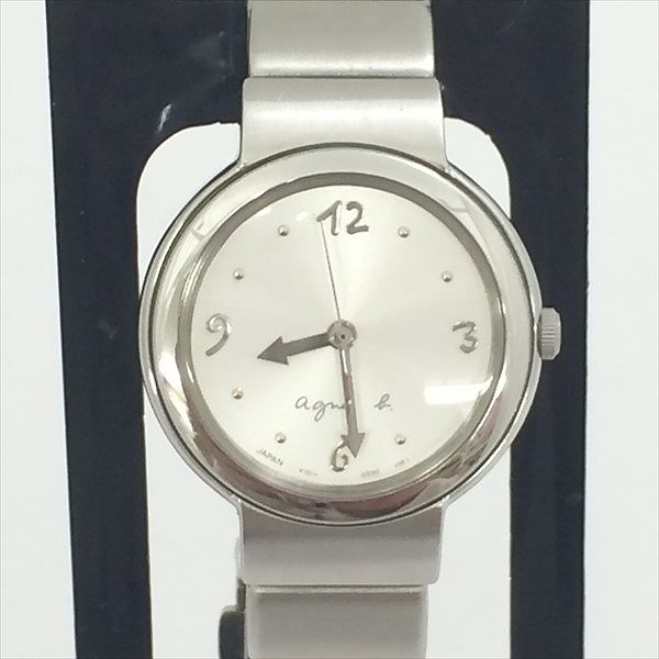 アニエスベー 時計 Y151 0g10 シルバー ステンレススチール Ss クオーツ レディース 中古 腕時計 All Shop Kn ー ブラモ 欲しいブランド品がすぐ見つかる ネット通販サイト
