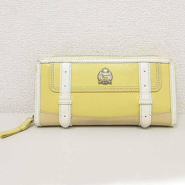 Major Price Reduction Samantha Thavasa Petit Choice Samantha Thavasa Petit Choice Round Zipper Wallet Yellow ー The Best Place To Buy Brand Bags Watches Jewelry Bramo