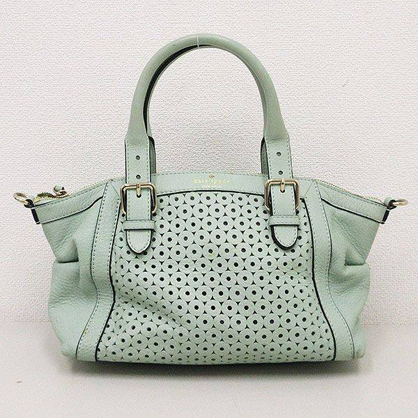 Kate Spade ケイトスペード レザー ショルダー 2wayバッグ ミントグリーン 斜め掛け ブランドバッグ 中古 Nb ー ブラモ 欲しいブランド品がすぐ見つかる ネット通販サイト