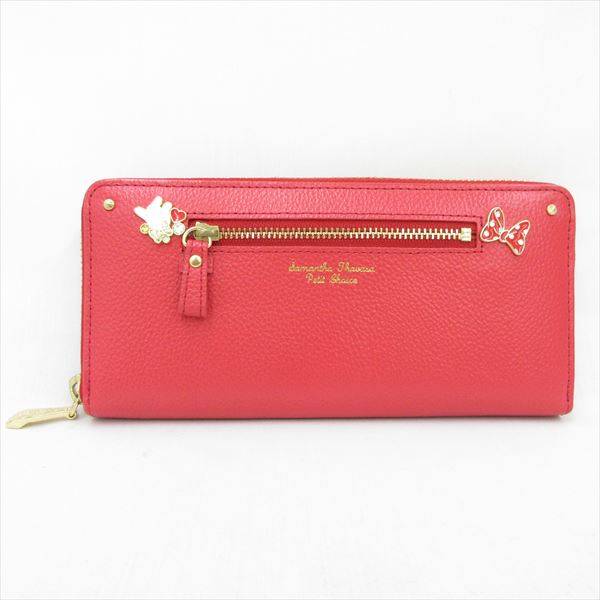 Samantha Thavasa Petit Choice サマンサタバサプチチョイス ディズニー ミニーマウス ラウンドファスナー長財布 ー ブラモ 欲しいブランド品がすぐ見つかる ネット通販サイト