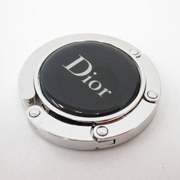 Christian Dior クリスチャン ディオール バッグハンガー バックハンガー ブラック 黒 シルバーカラー ー ブラモ 欲しいブランド品がすぐ見つかる ネット通販サイト