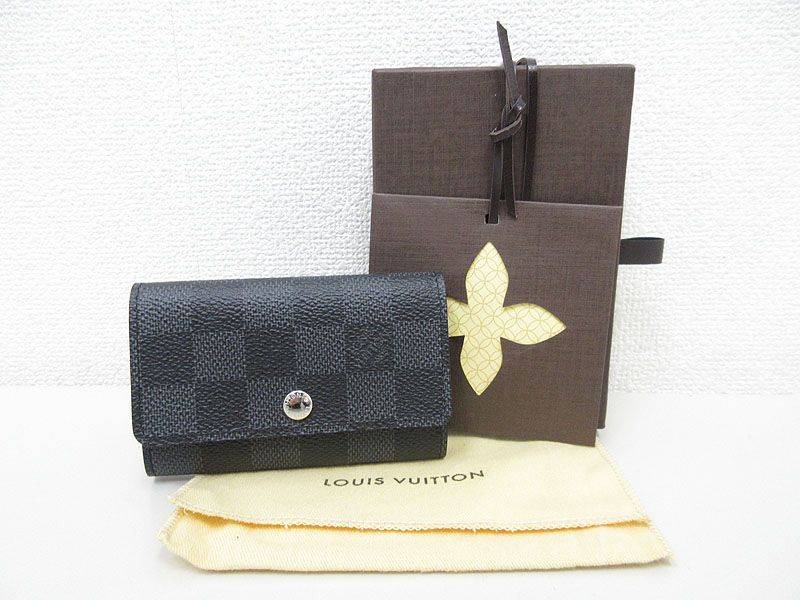 louis vuitton(路易威登)damier·graffiti multikure 6连续6个钥匙包