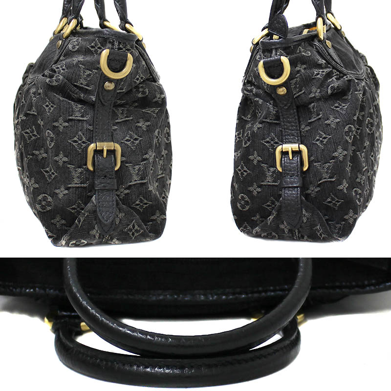 Auth Louis Vuitton Monogram Denim 2way Bag Neo Cabby MM M95351 Women's  Handbag
