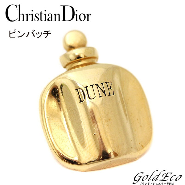 メーカー再生品 Diorディオール DUNE ブローチ ピンバッジ ゴールド 