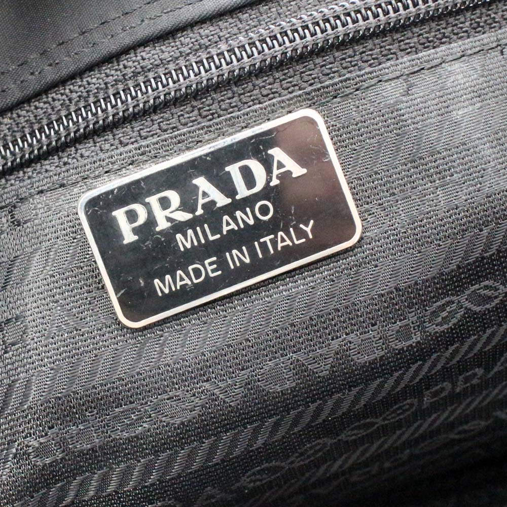 prada普拉达手提包tesuto单肩包尼龙黑色女[预售]