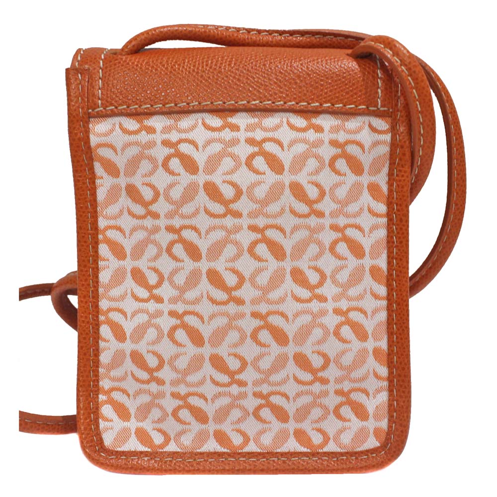 loewe罗意威帆布单肩包帆布/皮革橙色女士[上一页]