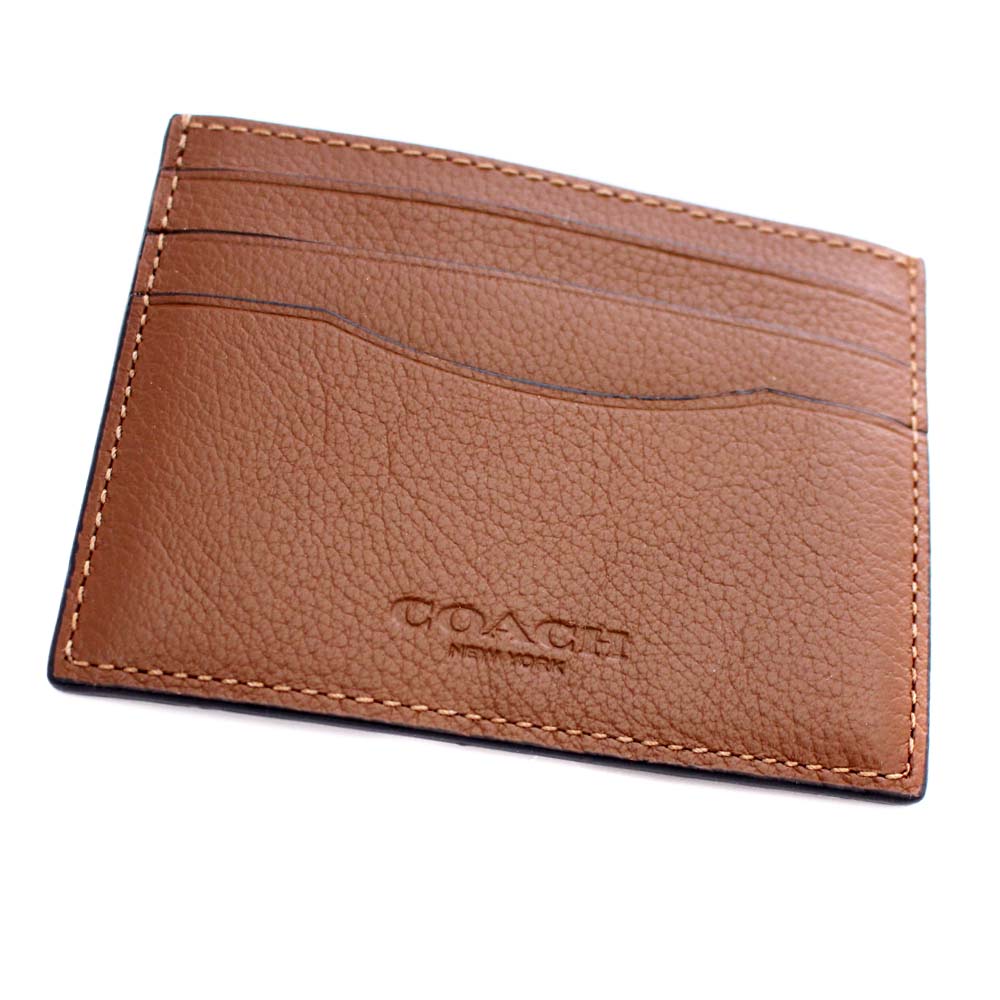 Coach コーチ カードケース 名刺入れ パスケース レザー ブラウン ユニセックス 中古 ー ブラモ 欲しいブランド品がすぐ見つかる ネット通販サイト