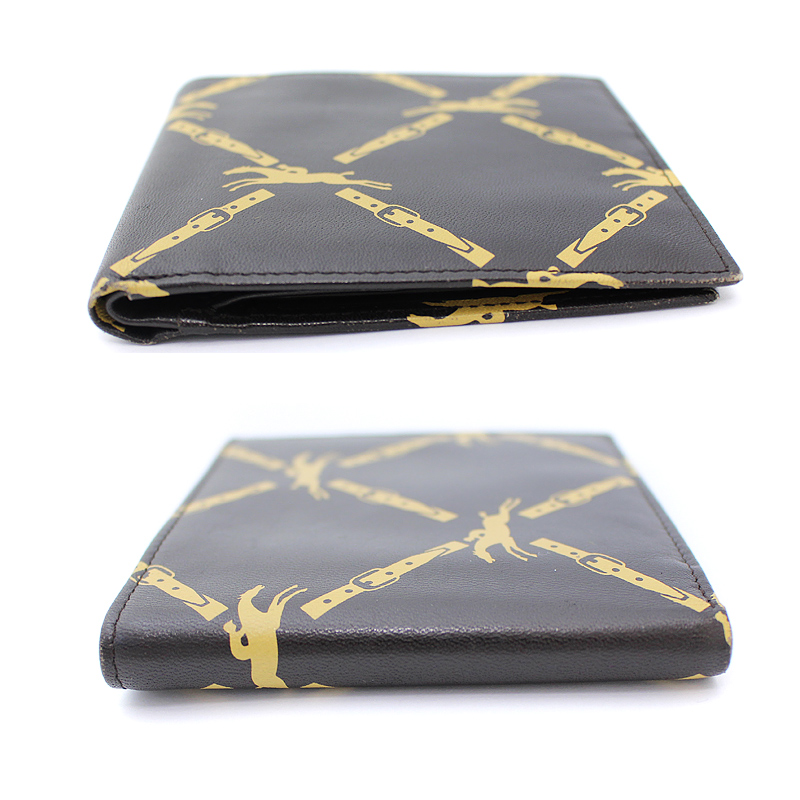 Longchamp ロンシャン レザー 二つ折り財布 ブラウン茶色 ロゴ 馬 中古 ー ブラモ 欲しいブランド品がすぐ見つかる ネット通販サイト