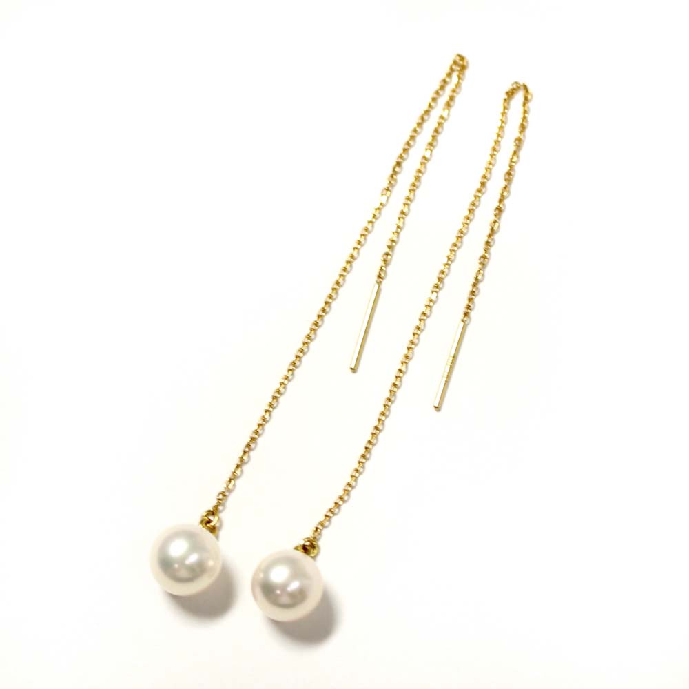 TASAKI アメリカンピアス チェーンパール真珠