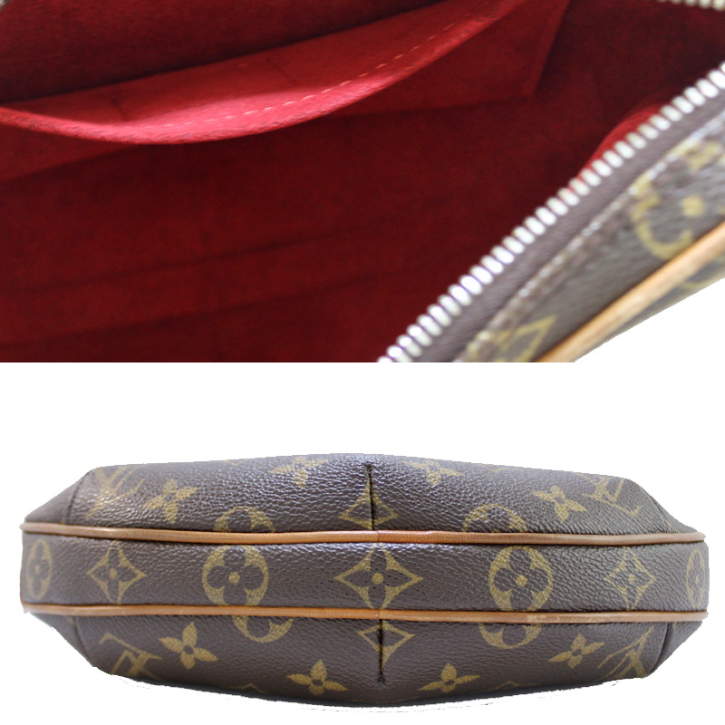 louis vuitton【路易威登】monogram pochette羊角面包m51510单肩包