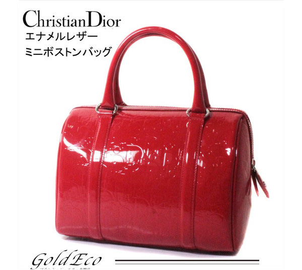 Christian Dior【クリスチャン ディオール】エナメルレザー ミニ 