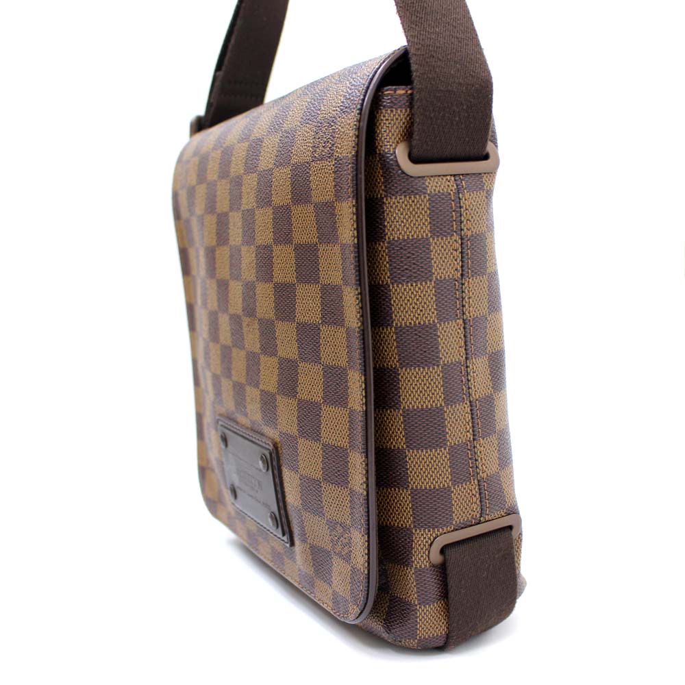 LOUIS VUITTON Louis Vuitton Brooklyn PM Damier N51210 Shoulder bag Damier Canvas Brown Mens [pre ...