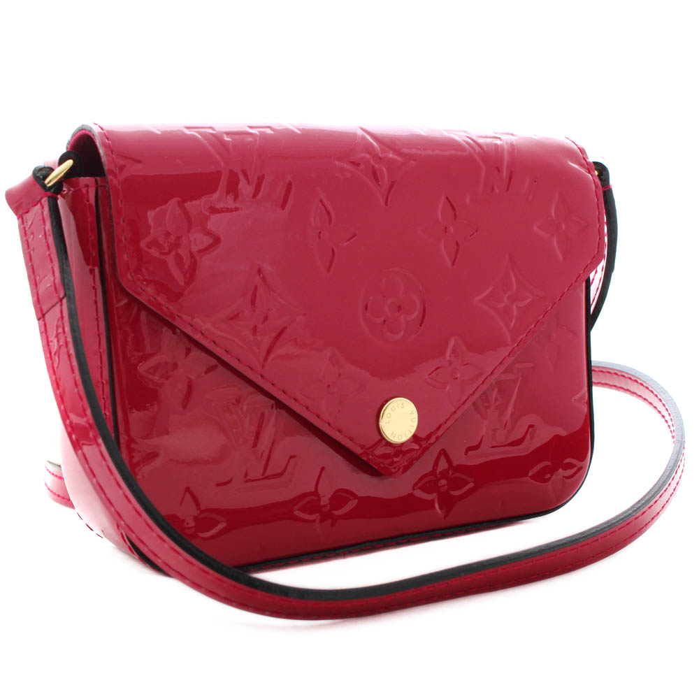 Louis Vuitton ルイ ヴィトン サック ルーシー ポシェット M ショルダーバッグ モノグラムヴェルニ エナメル ピンク レディース 中古 ー ブラモ 欲しいブランド品がすぐ見つかる ネット通販サイト
