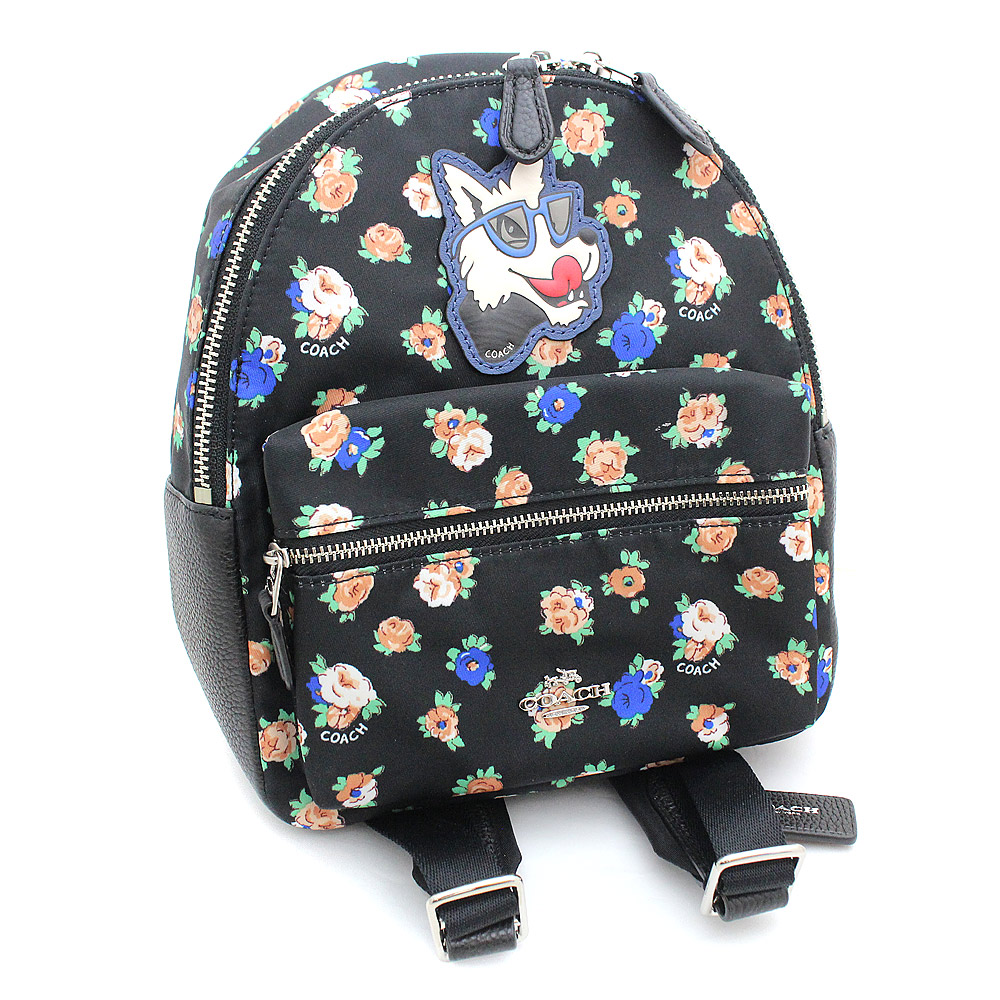 coach backpack flower