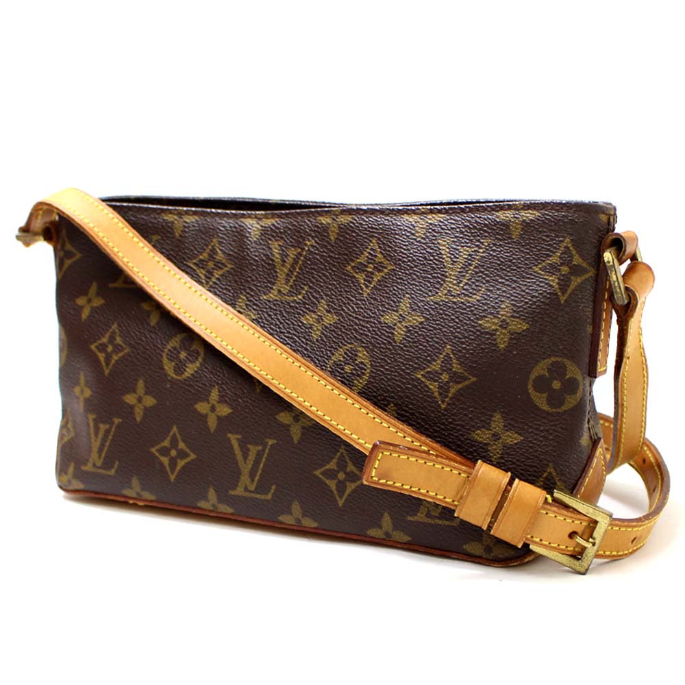 LOUIS VUITTON Louis Vuitton Trotter Monogram M51240 Shoulder Bag Monogram Canvas Brown Ladies ...