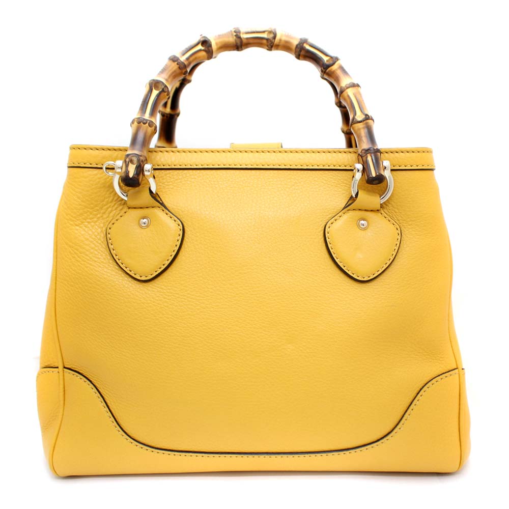 gucci gucci diana 2way 30386手提包竹/皮黄色女[预售]