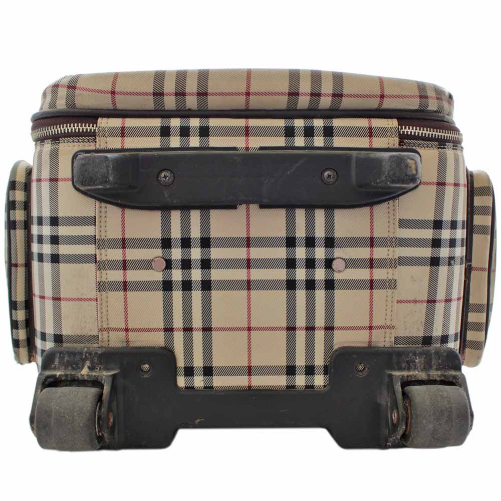 Burberry バーバリー チェック柄 キャリーケース 旅行バッグ キャリーバッグ ナイロン レザー ベージュ ユニセックス 中古 ー ブラモ 欲しいブランド品がすぐ見つかる ネット通販サイト Burberry バーバリー チェック柄 キャリーケース 旅行バッグ キャリーバッグ ナイロン レザー ベージュ ユニセックス 中古 ー ブラモ 欲しいブランド品がすぐ見つかる ネット通販サイト