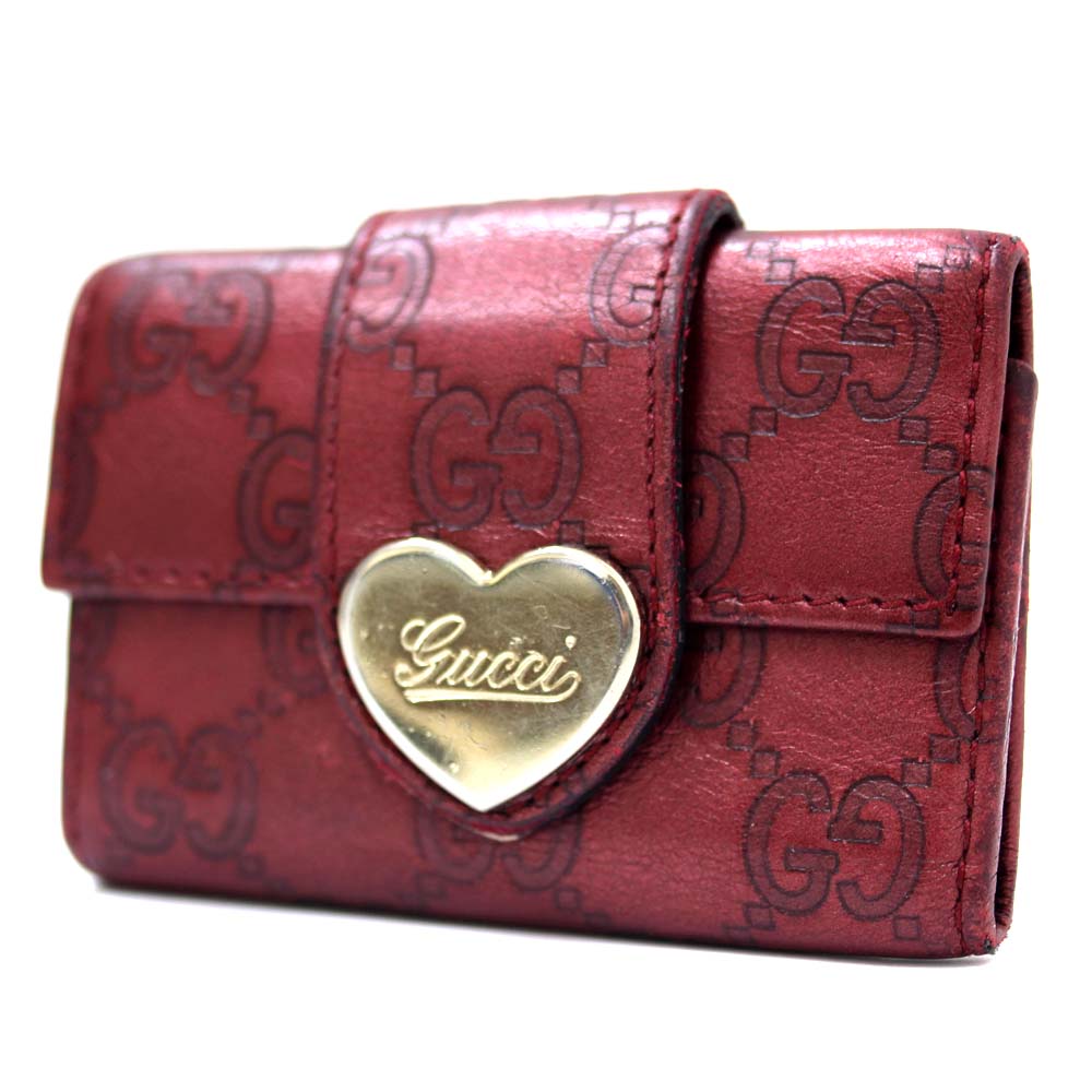 gucci gucci六心心203351钥匙包司马皮革波尔多女装[上一页]
