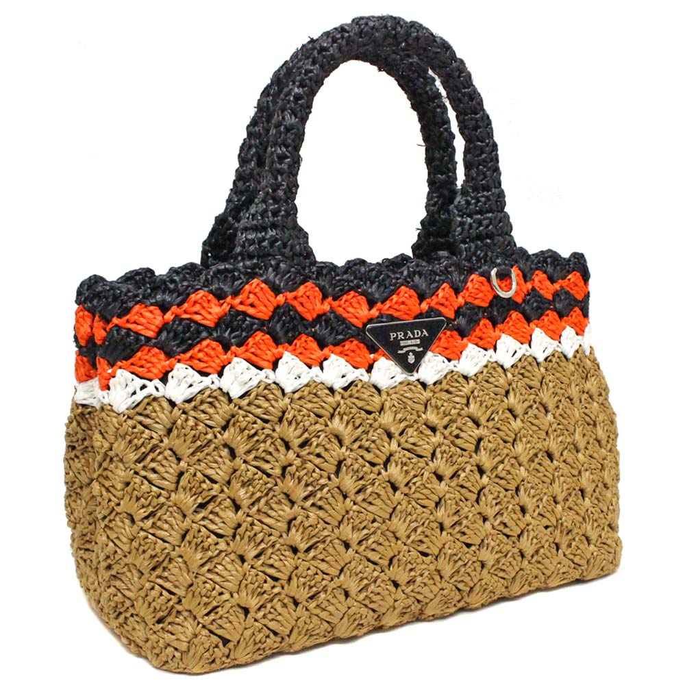 prada raffia bag