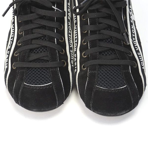 Louis Vuitton Sneakers Men&#39;s Suede LI0038 LOUIS VUITTON Black 6 25cm [Goods] [pre-owned] [Free ...