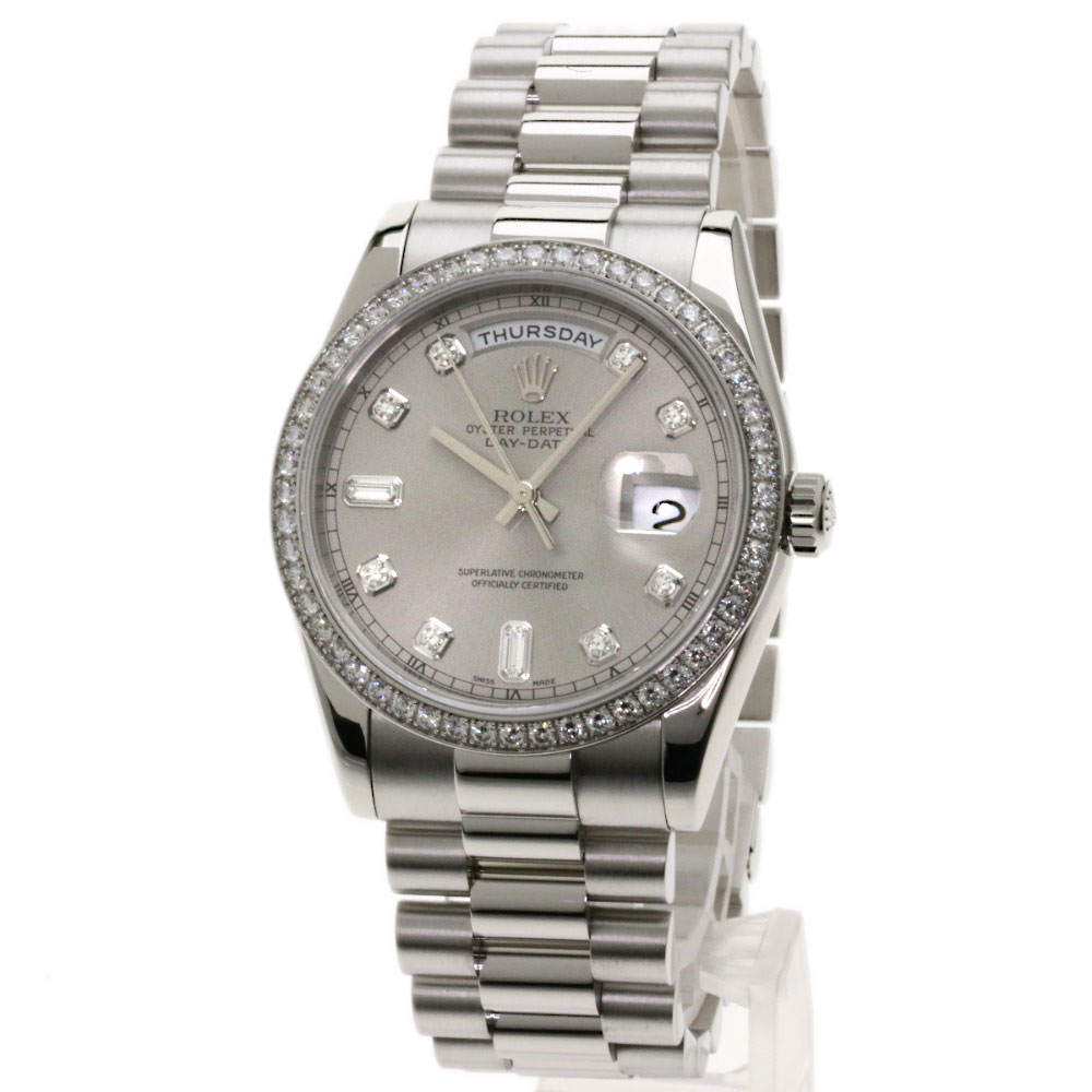 劳力士118346a日期10p钻石手表男士