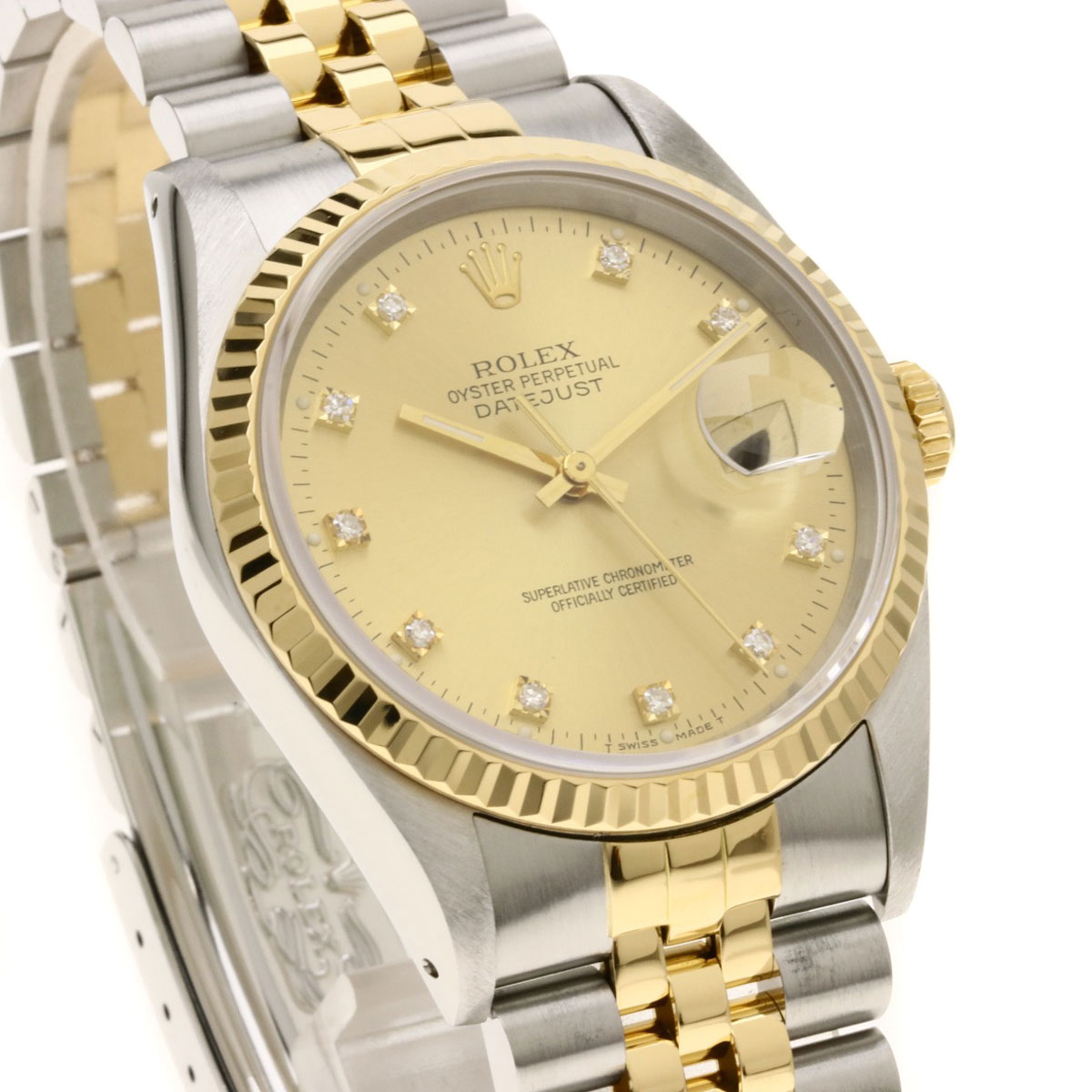 劳力士16233g datejust 10p钻石手表oh成品男士