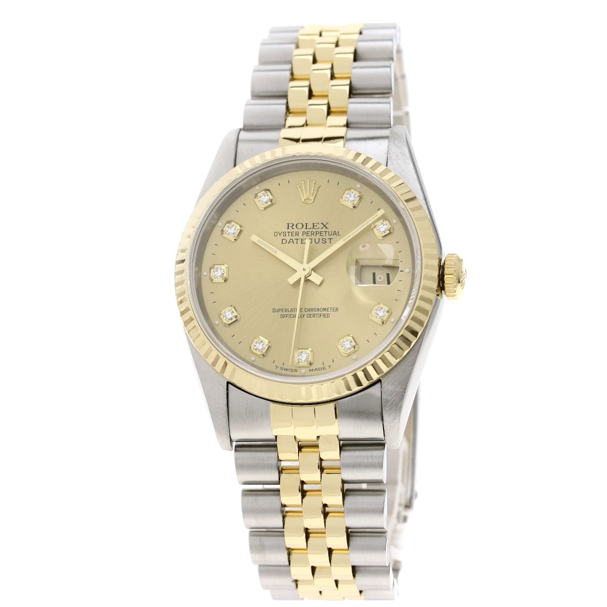 劳力士16233g datejust / 10p钻石腕表oh完成男士