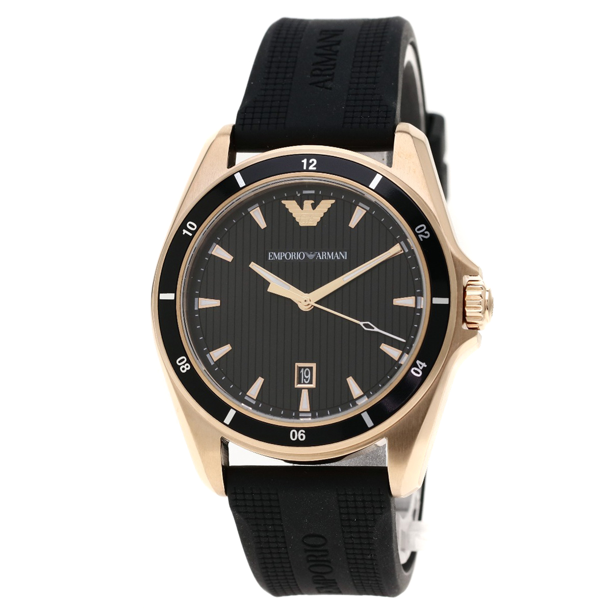 armani exchange watch all black