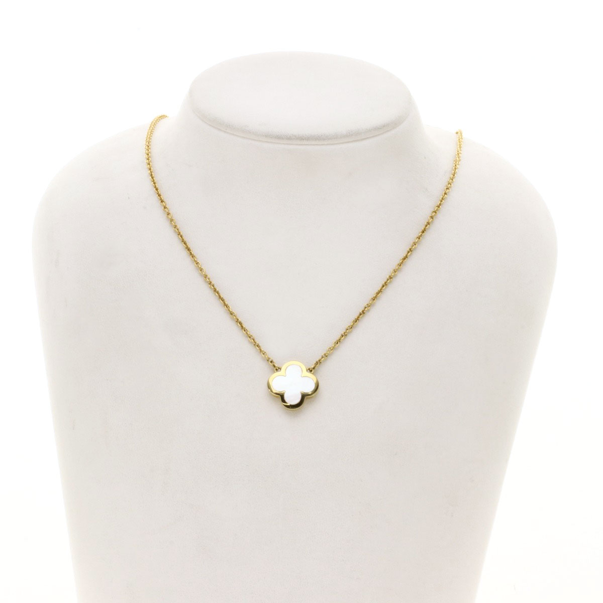 van cleef&arpels梵克雅宝纯白珍珠贝壳白色贝壳项链女装