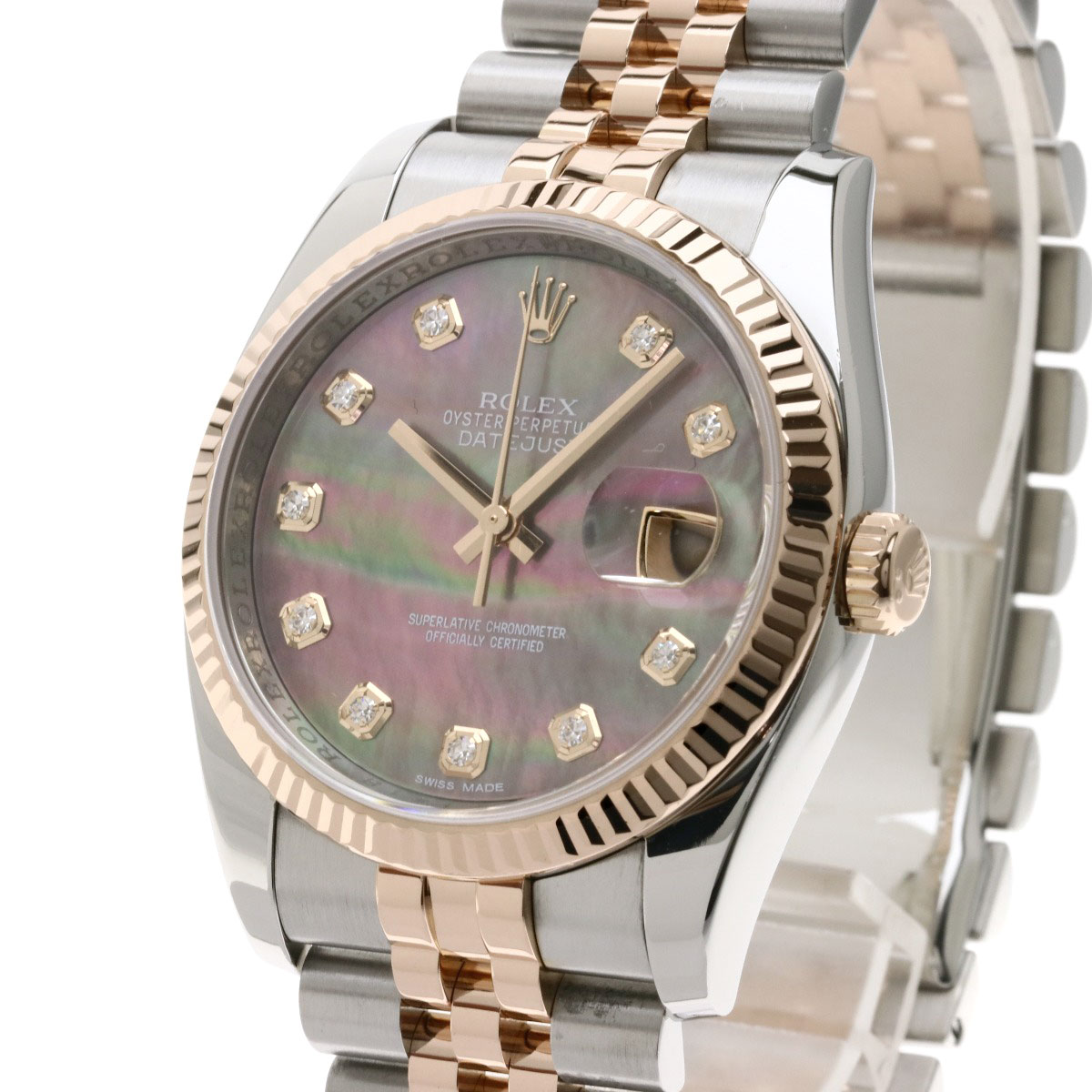 劳力士116231ng datejust 10p钻石手表男士