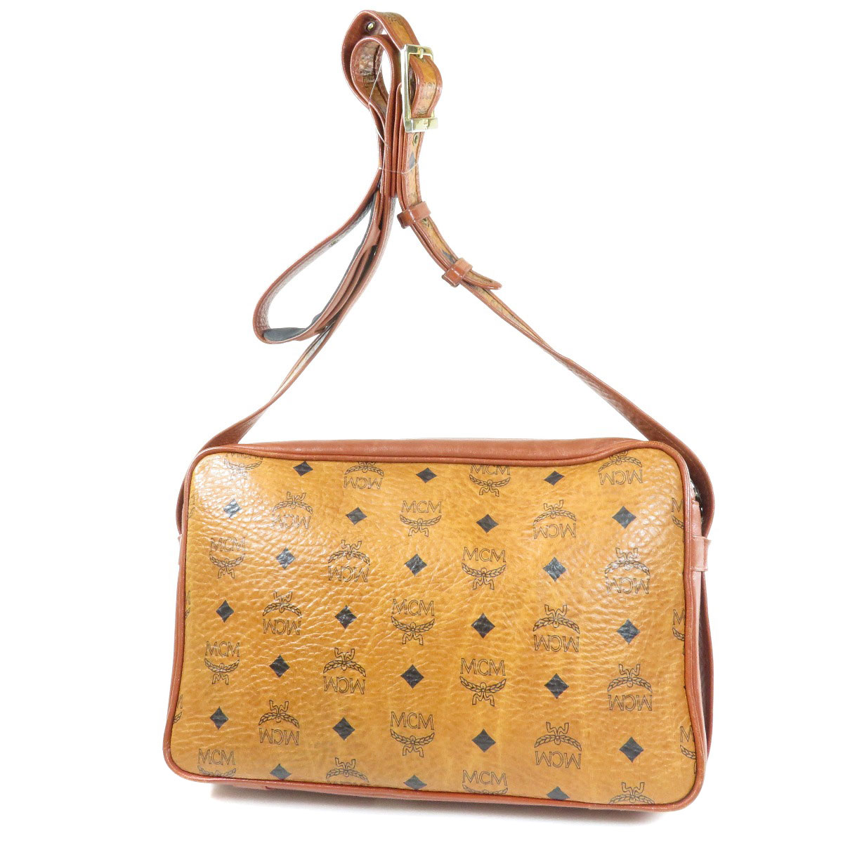 mcm标志印花单肩包女式
