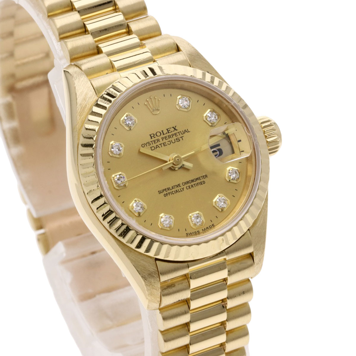 劳力士69178g datejust 10p钻石手表女士