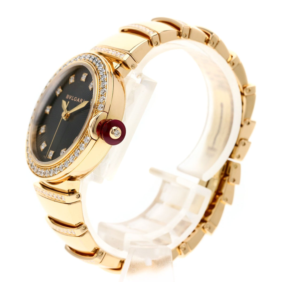 宝格丽lup33wgdgp露西亚钻石手表女士