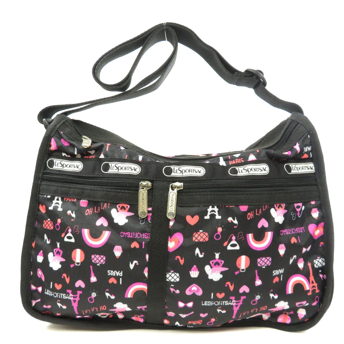LeSportsac I Love Paris Shoulder Bag Ladies ー The best place to buy Brand Bags Watches Jewelry ...