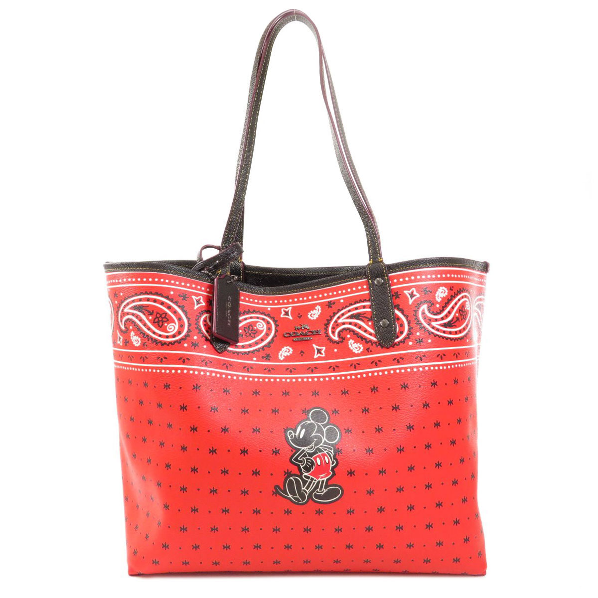 コーチ F リバーシブル ディズニーコラボ トートバッグレディース ー ブラモ 欲しいブランド品がすぐ見つかる ネット通販サイト