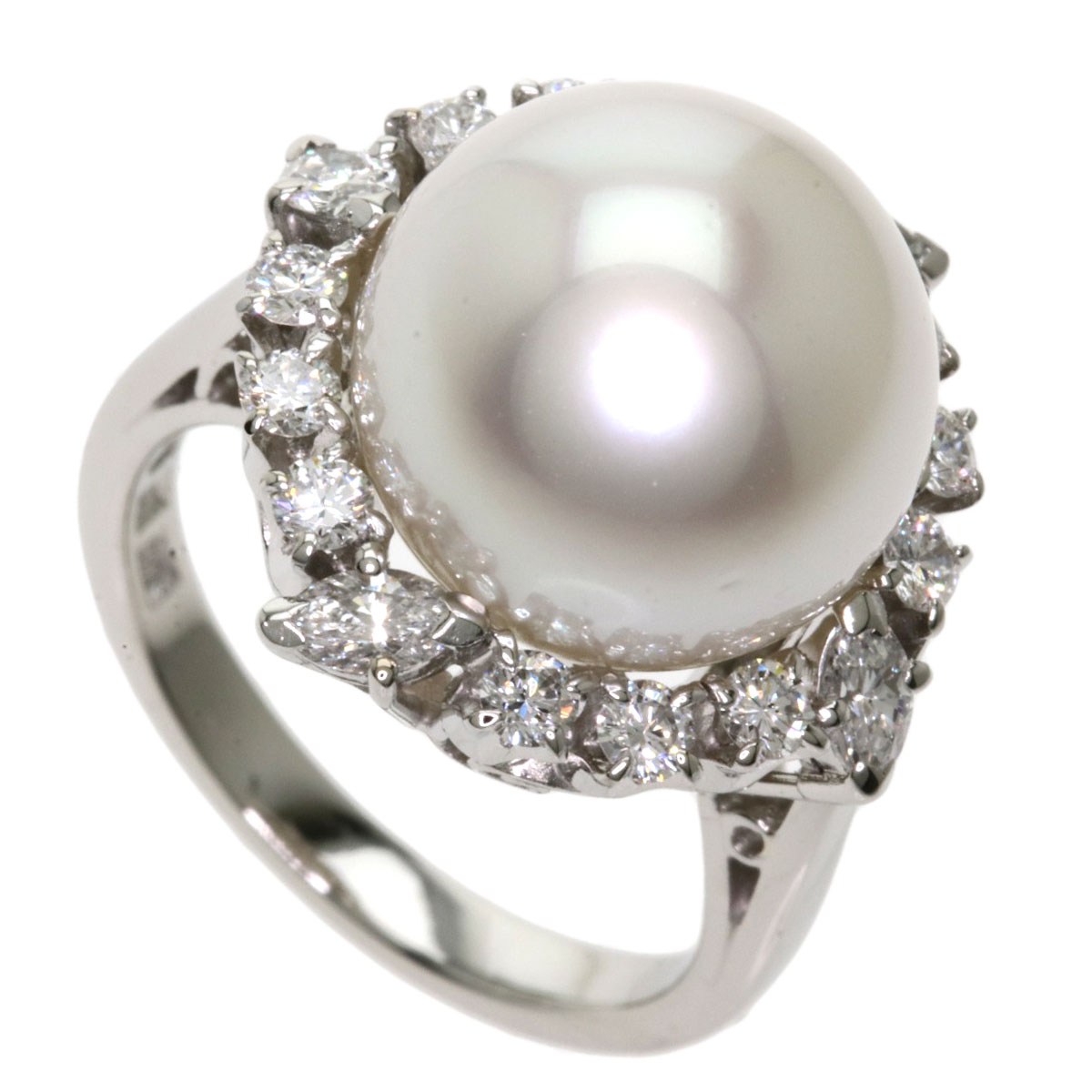 ミキモト パール 真珠 ダイヤモンド リング 指輪レディース ー ブラモ 欲しいブランド品がすぐ見つかる ネット通販サイト