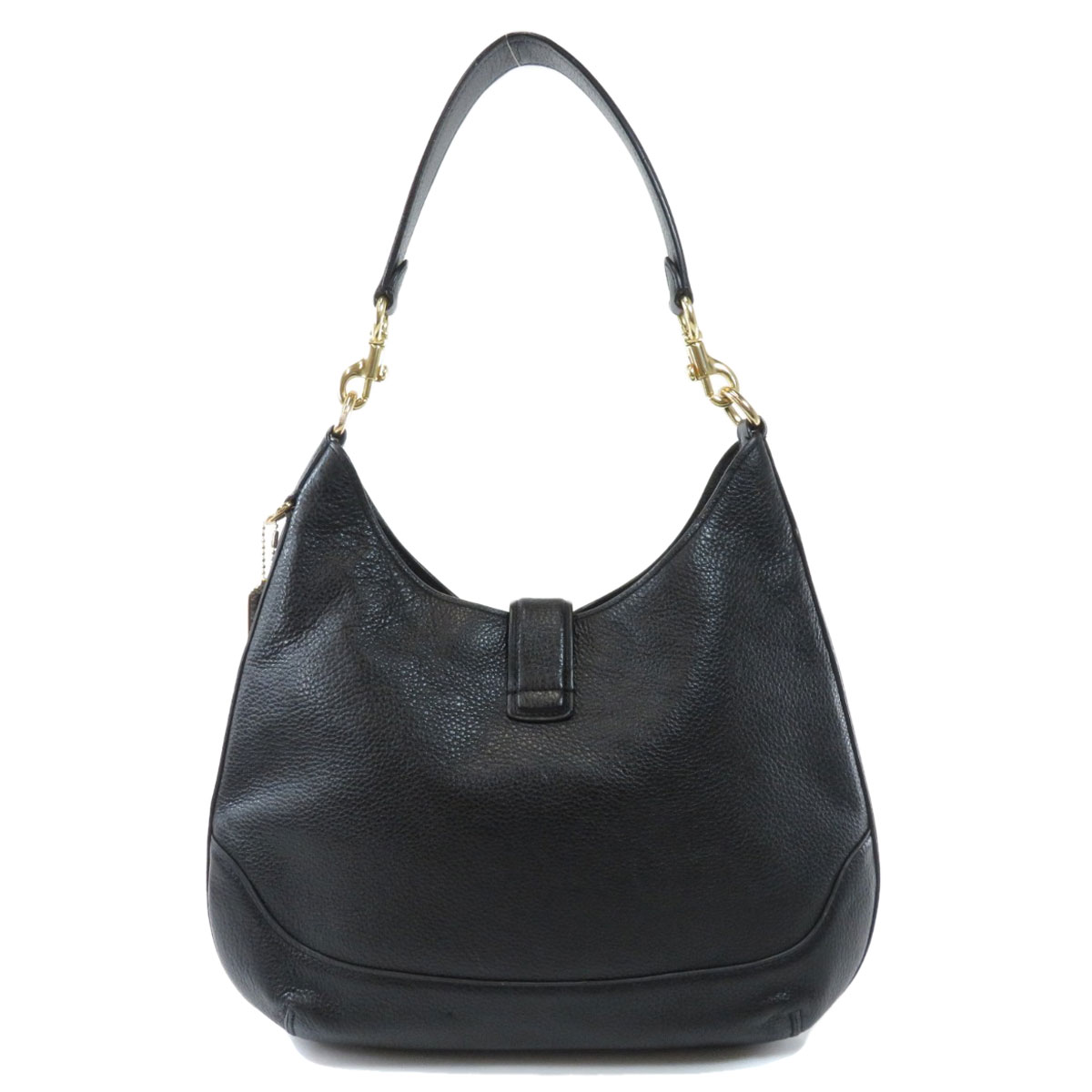 独特の素材 【極美品】COACH コーチ ブラック ショルダーバッグ