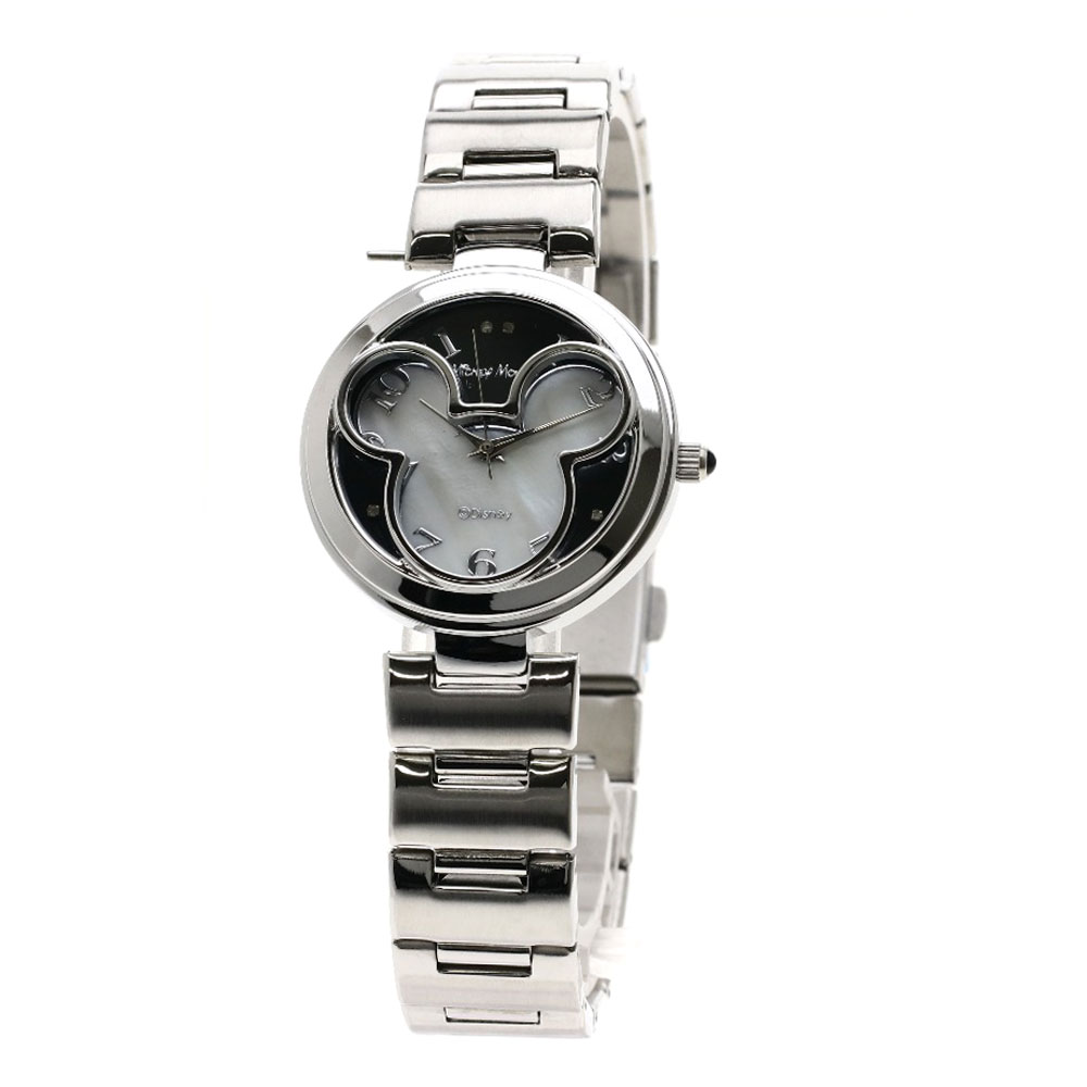 ディズニー ミッキーマウス型 4pダイヤモンド 腕時計レディース ー ブラモ 欲しいブランド品がすぐ見つかる ネット通販サイト