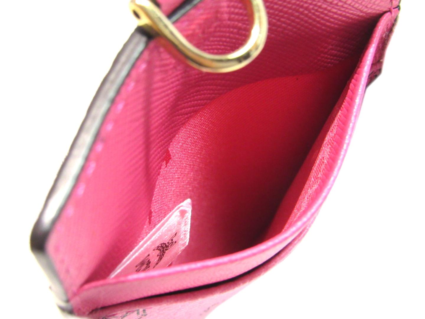 mcm mc卡套粉红色皮革[使用] [等级b]女士