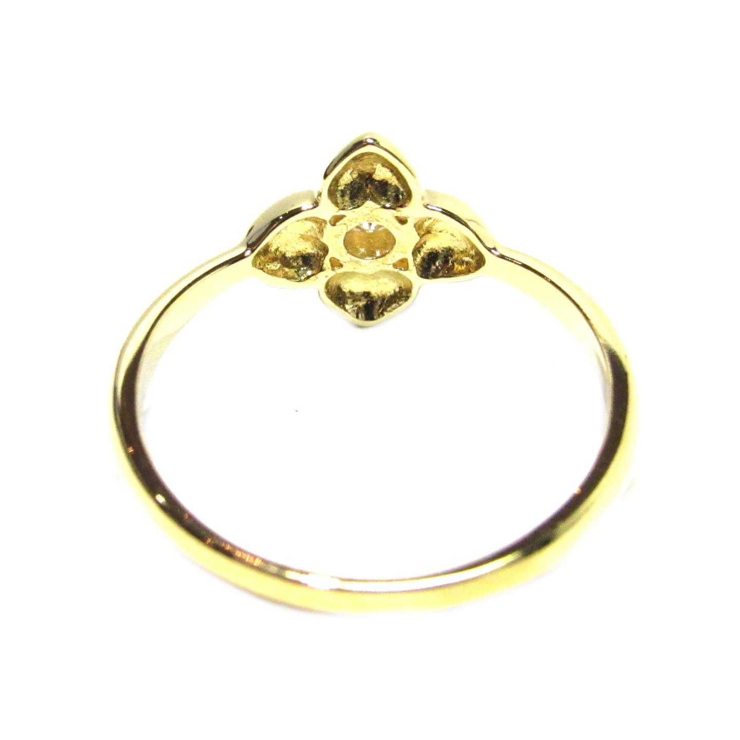 迪奥christian dior钻石戒指750金色×透明k18yg(750)