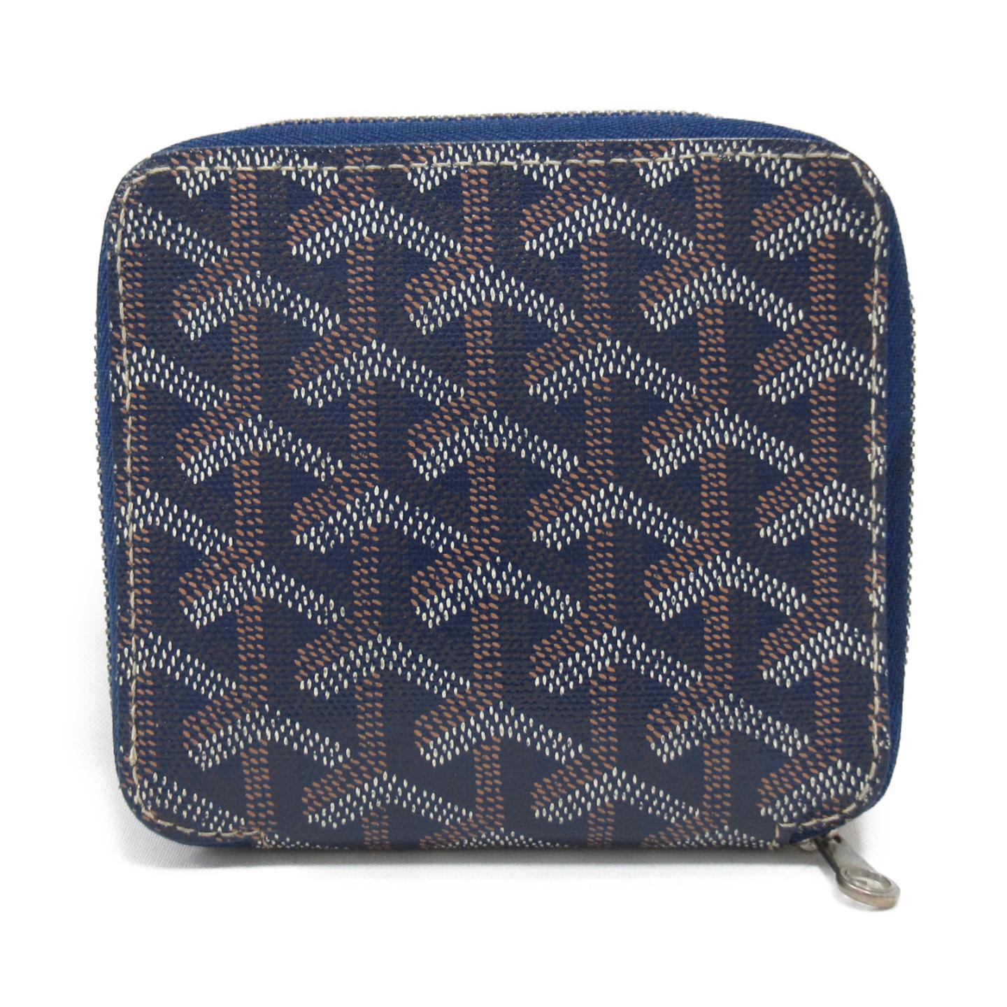 goyard goyar折叠钱包蓝色pvc [二手] [等级c]男士/女士