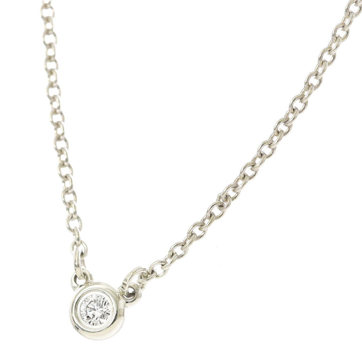 ティファニー バイザヤード ダイヤ 0 05ct ネックレス 41cm シルバー Sv 925 ダイア Tiffany Co Bj ー ブラモ 欲しいブランド品がすぐ見つかる ネット通販サイト