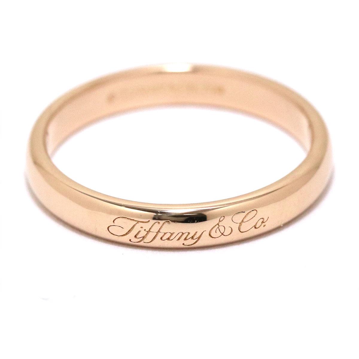 ティファニー ノーツ リング 13号 幅3mm K18pg 18金ピンクゴールド 指輪 ロゴ Tiffany Co Bj ー ブラモ 欲しいブランド品がすぐ見つかる ネット通販サイト
