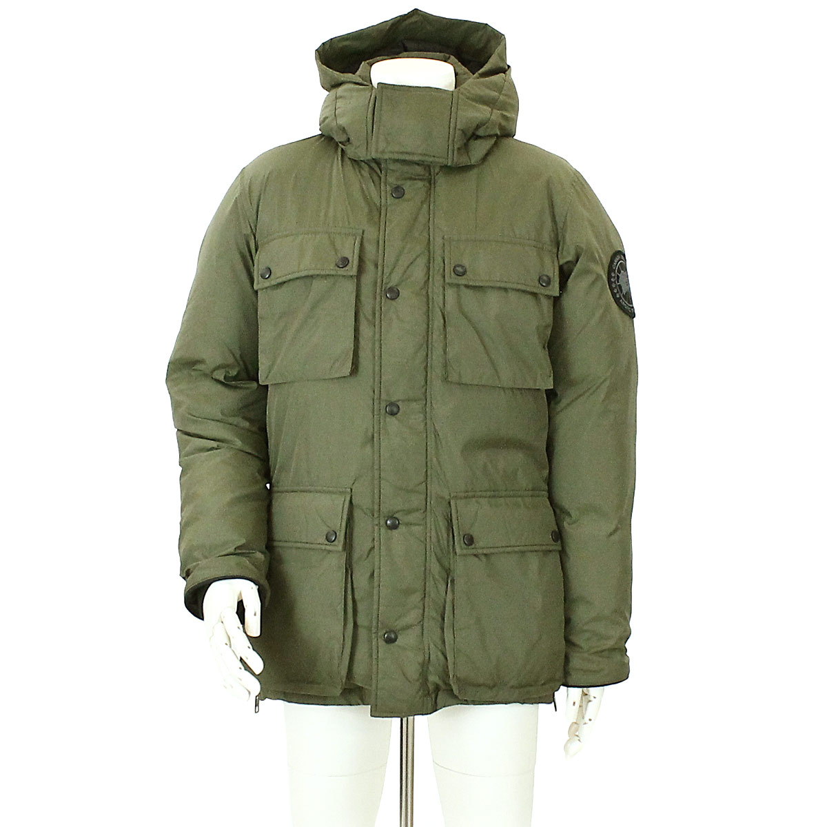 Canada Goose Down Jacket Black Label Kamloops Khaki Size S P 3336m Men S Apparel ー The Best Place To Buy Brand Bags Watches Jewelry Bramo