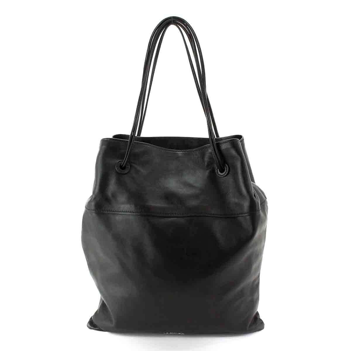 Prada Bandoliera Tessuto Nylon Soft Calf Trim Black Crossbody Bag