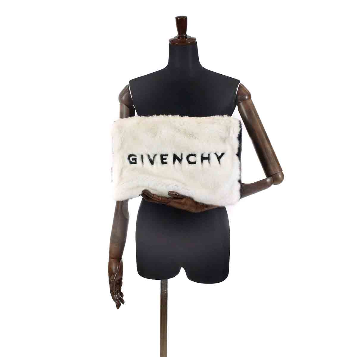 Givenchy GIVENCHY clutch bag fake fur 